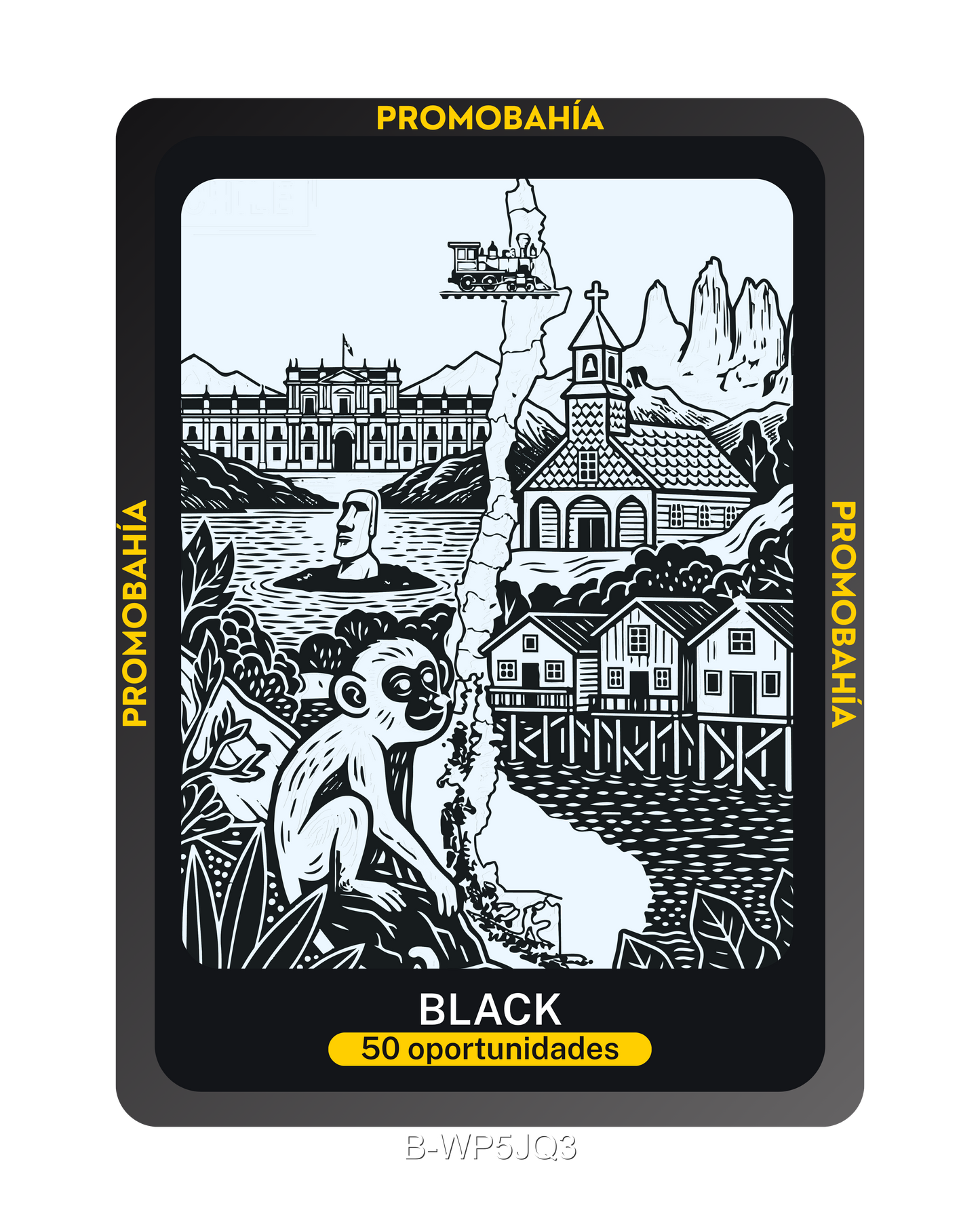 Ilustración BLACK - Código B-WP5JQ3 (x50 Oportunidades)