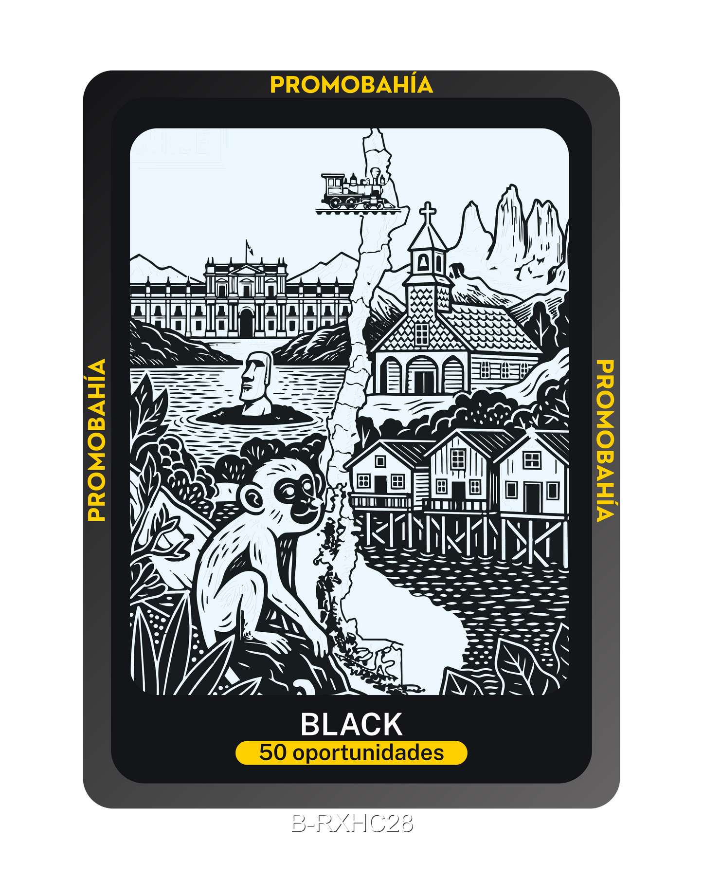 Ilustración BLACK - Código B-RXHC28 (x50 Oportunidades)
