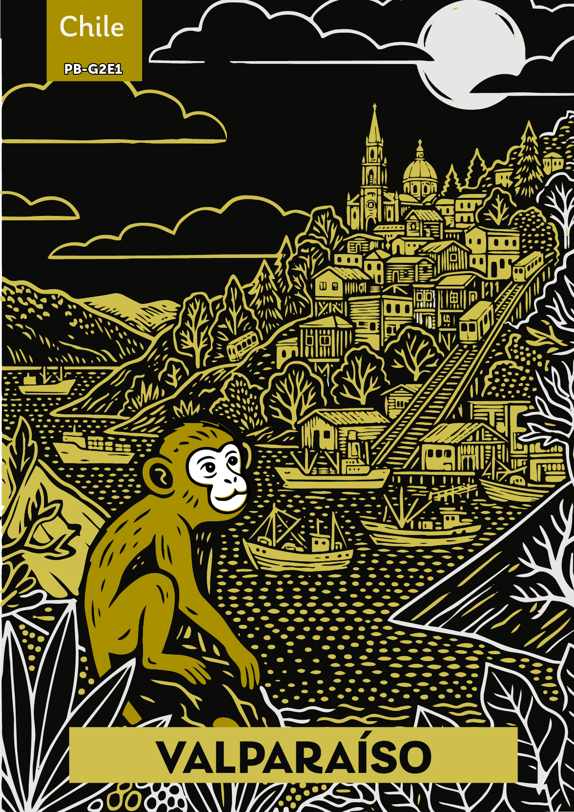 PB-G2E1 | Estampilla Valparaiso