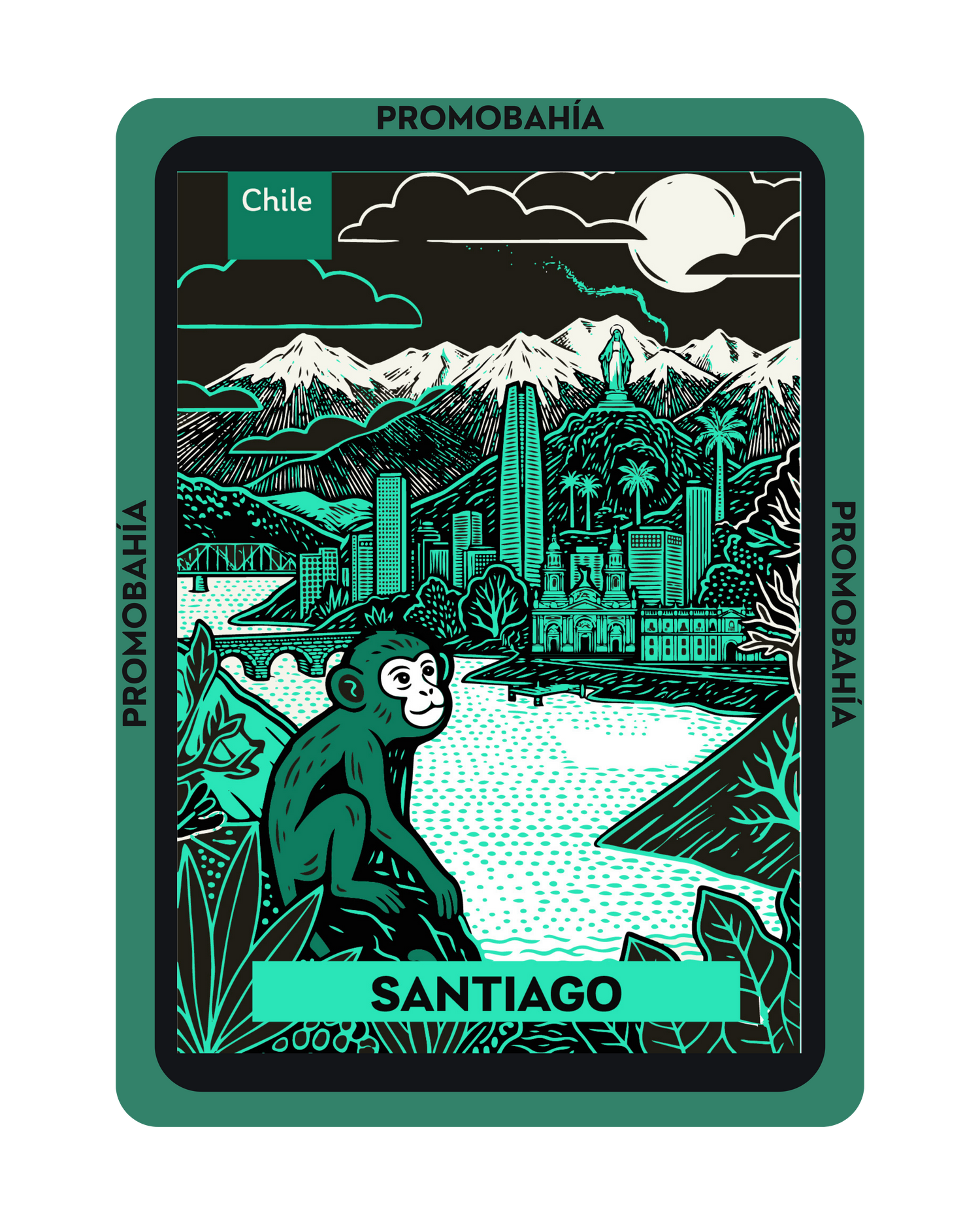 Colección Babuino Bahía en Santiago: Postales de la Capital
