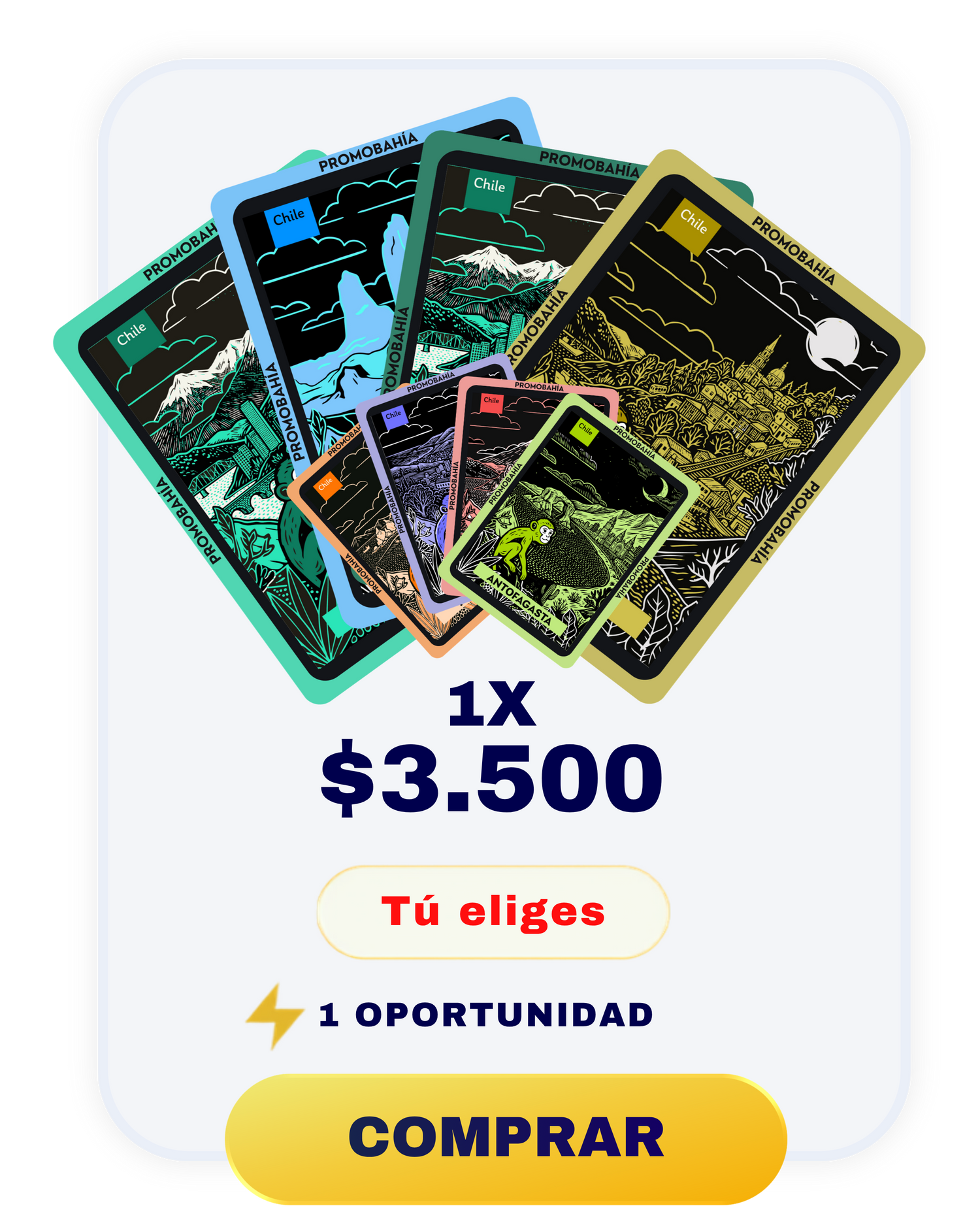 Ilustraciones por lugar de Chile