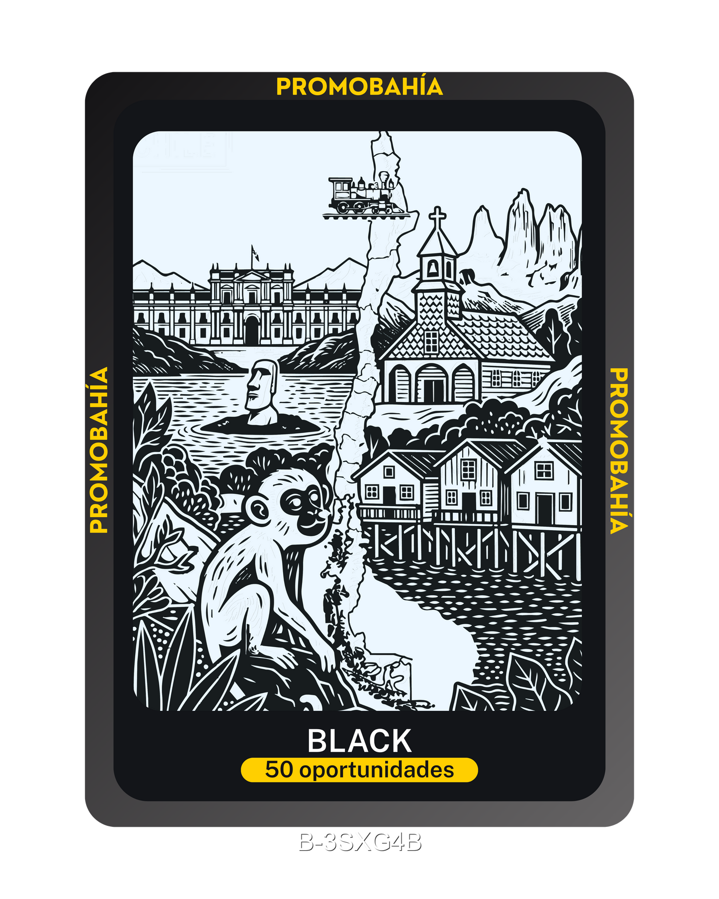 Ilustración BLACK - Código B-3SXG4B (x50 Oportunidades)