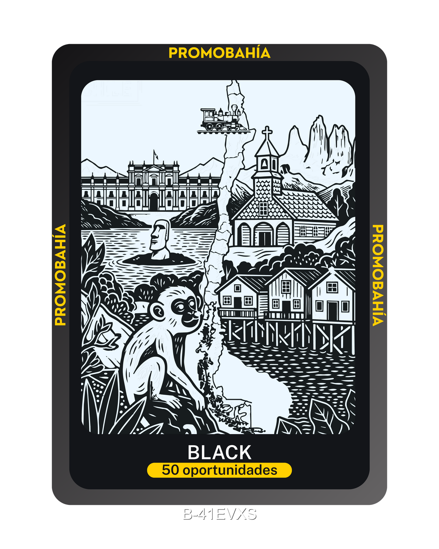 Ilustración BLACK - Código B-41EVXS (x50 Oportunidades)