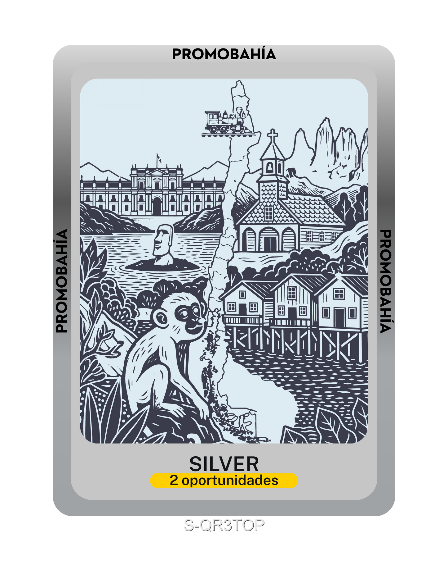 Ilustración SILVER - Código S-QR3TOP (x2 Oportunidades)